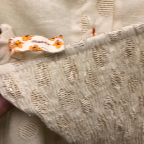 Anthropologie Maeve In a twinkling gold dress - Picture 5 of 7